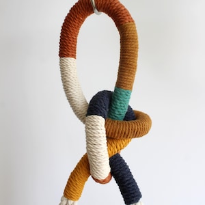 Macramé plantenhanger: katoenen hangende plantenbak*geen tarieven/toeslagen voor de VS