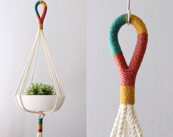 Macrame Plant Hanger, Hanging Planter, Plant Holder, Unique Gift