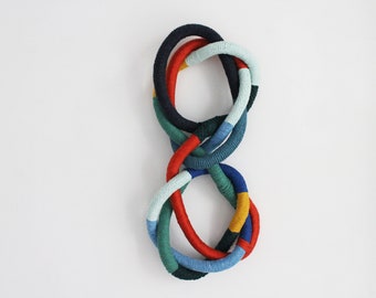 Knotted Wall Hanging, Knot Wall Art, Gallery, Fiber Art, "Infinity" MADE TO ORDER