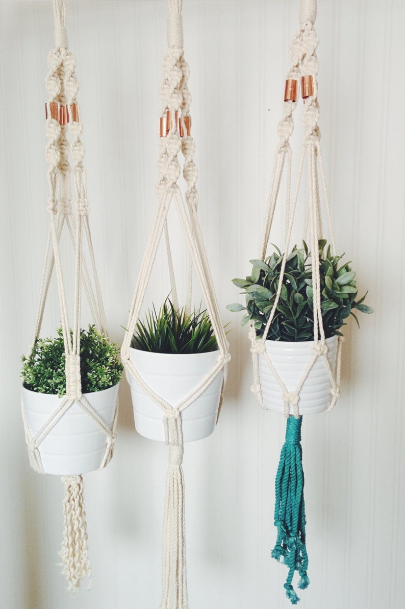 freefille Macrame Plant Hanger - Thumbnail 4