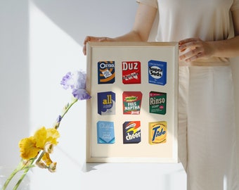 Vintage Ad Wall Art Prints | Waschküche Art