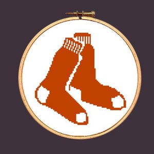 Boston Red Sox Cross Stitch Pattern: Buy 2 Patterns Get 1 FREE!!