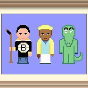 Happy Gilmore Adam Sandler Cross Stitch Pattern: Buy 2 Patterns Get 1 FREE!!