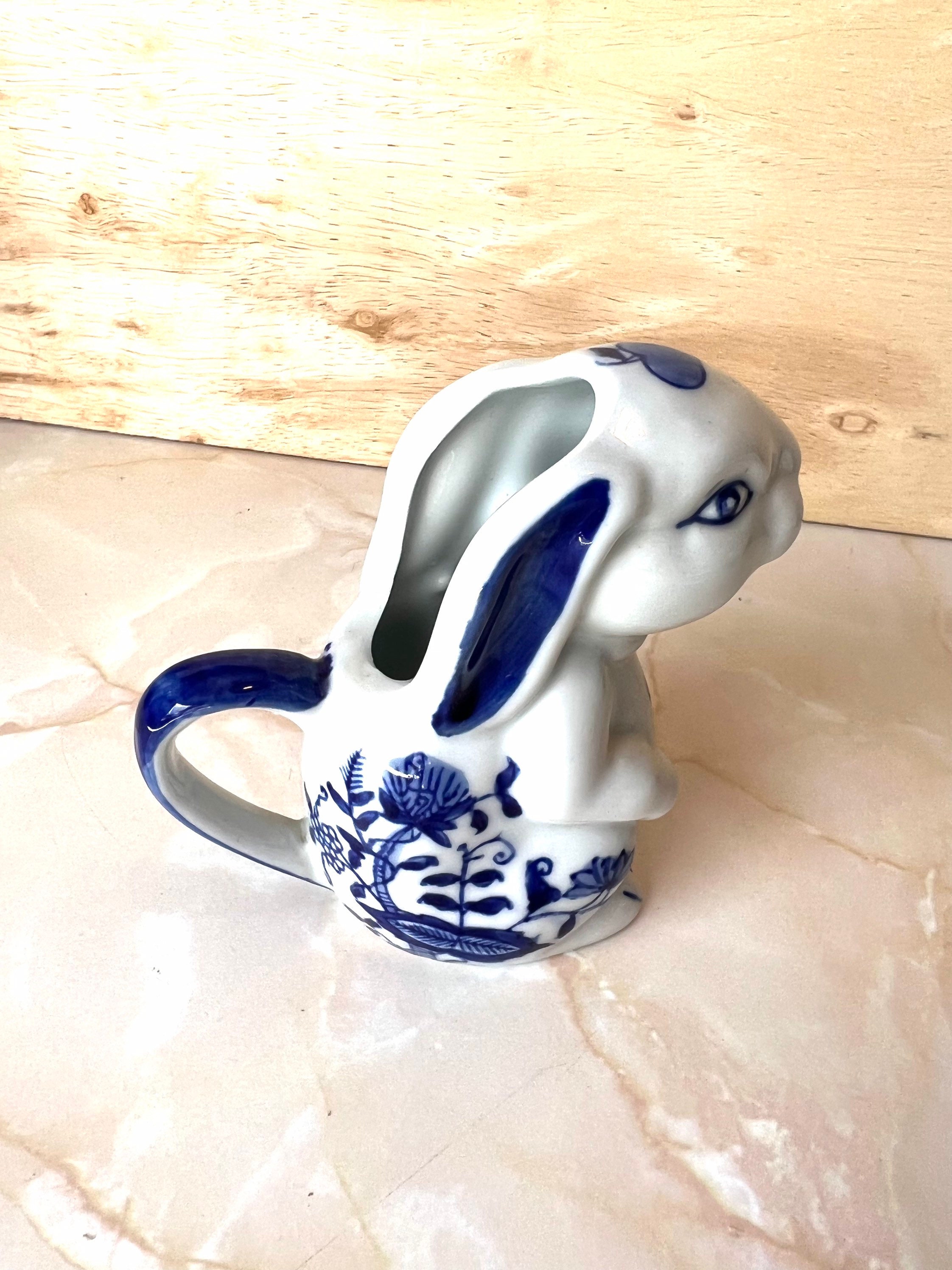 Chinoiserie Collection: Vintage Blue & White Floral, Chinoiserie Bunny ...