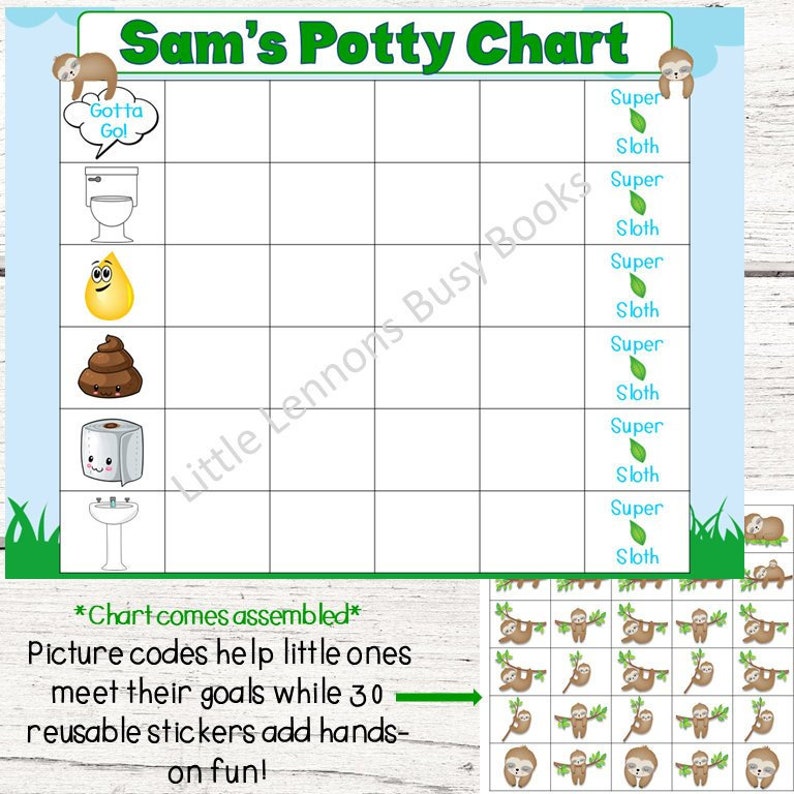 How To Make A Potty Training Chart