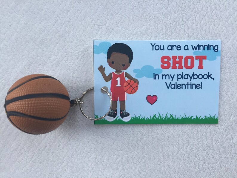 Printable Sports kids class valentine, both genders, digital download, DIY, baseball, soccer, football, basketball image 7