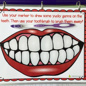 Digital Download Brush My Teeth, Dental Health, Hygiene, Fine Motor ...