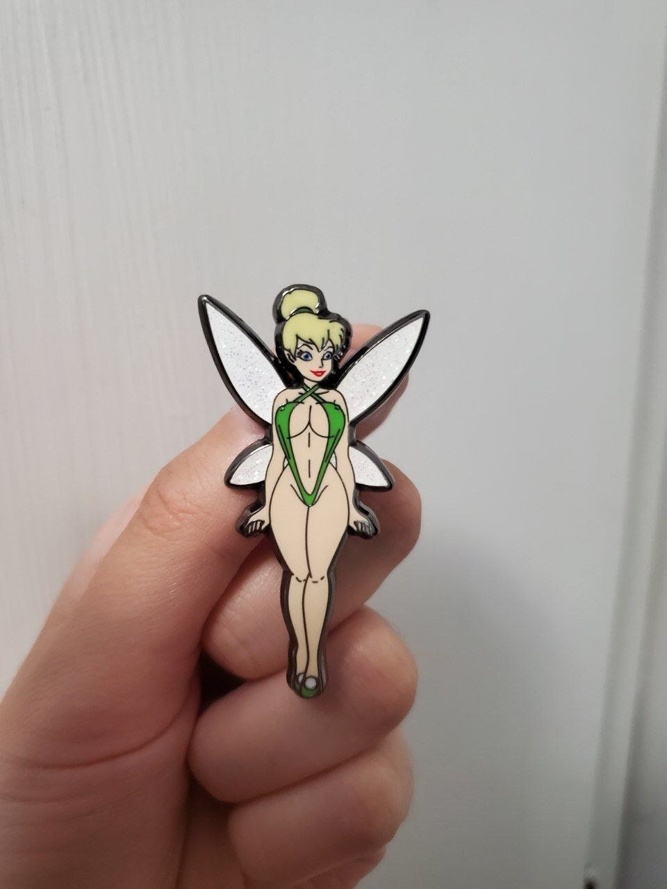 Sexy Tinkerbell Fantasy Pin Naughty Fairy In Swimsuit Etsy Uk