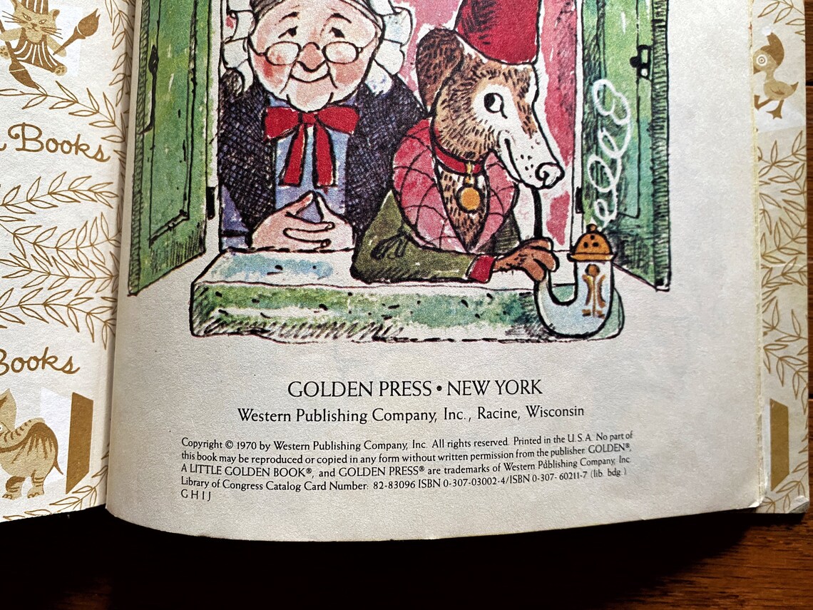 Vintage alte Mutter Hubbard Kinder kleine goldenes Buch | Etsy