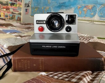 Polaroid Pronto B Silver Vintage Film Instant Camera
