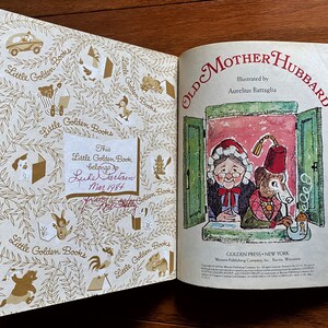 Vintage alte Mutter Hubbard Kinder kleine goldenes Buch | Etsy