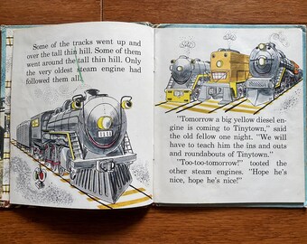 Roundabout Train Book by Betty Ren Wright 1958 Children's