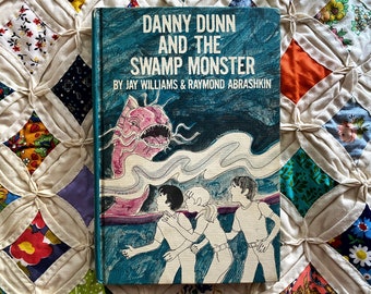 Danny Dunn and the Swamp Monster Book By Jay Williams and Raymond Abrashkin Hardcover 1971 Vintage