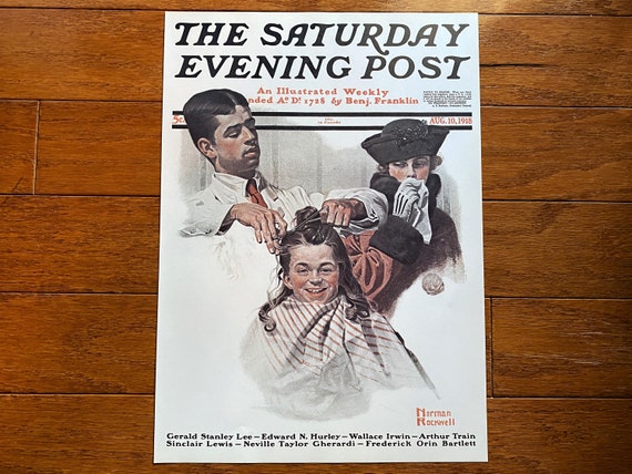 Norman Rockwell Print the First Hair Cut Print the Saturday - Etsy Norman Rockwell Print the First Hair Cut Print the Saturday - Etsy