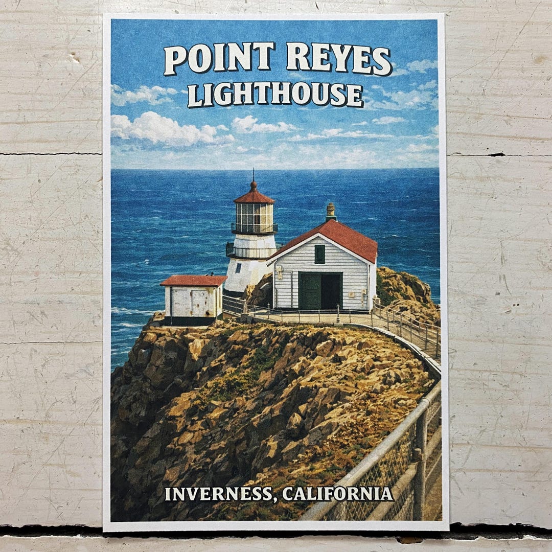 Inverness Rd Point Reyes Point Reyes Lighthouse in Inverness, California Vintage-inspired Travel ...