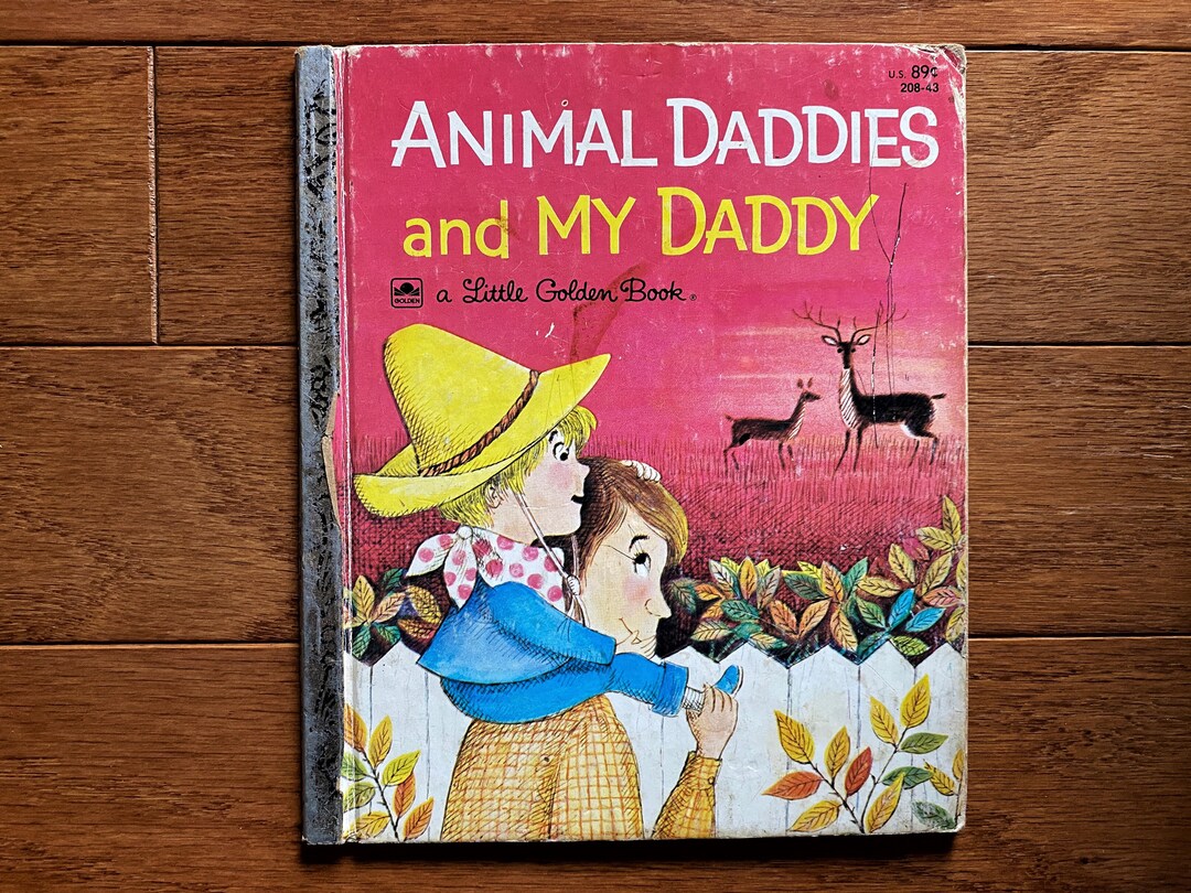 Animal Daddies and My Daddy Little Golden Book Children's Vintage Etsy UK