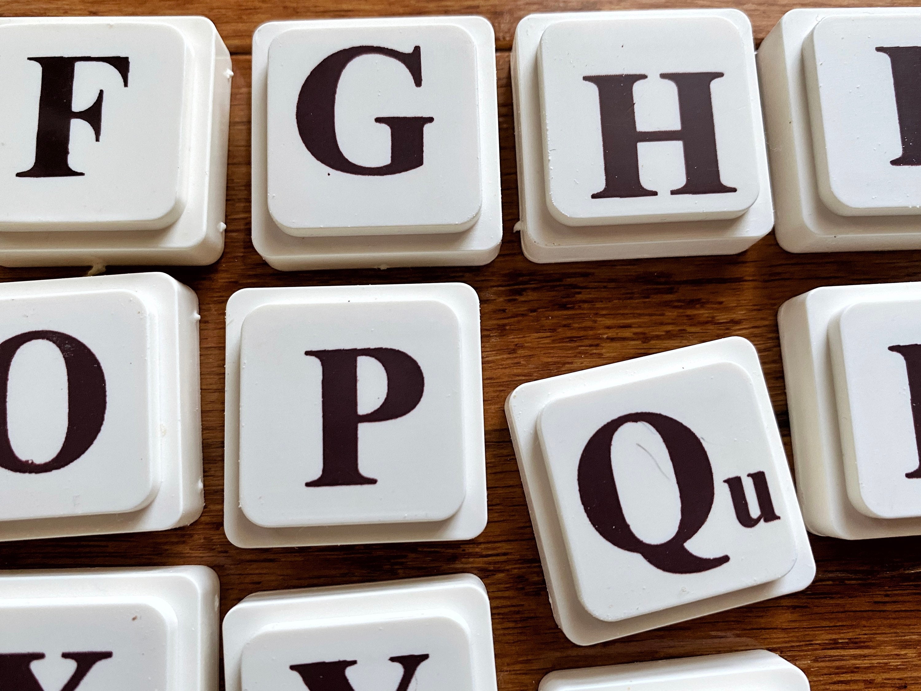 Vintage Upwords Letter Plastic Tiles - Etsy
