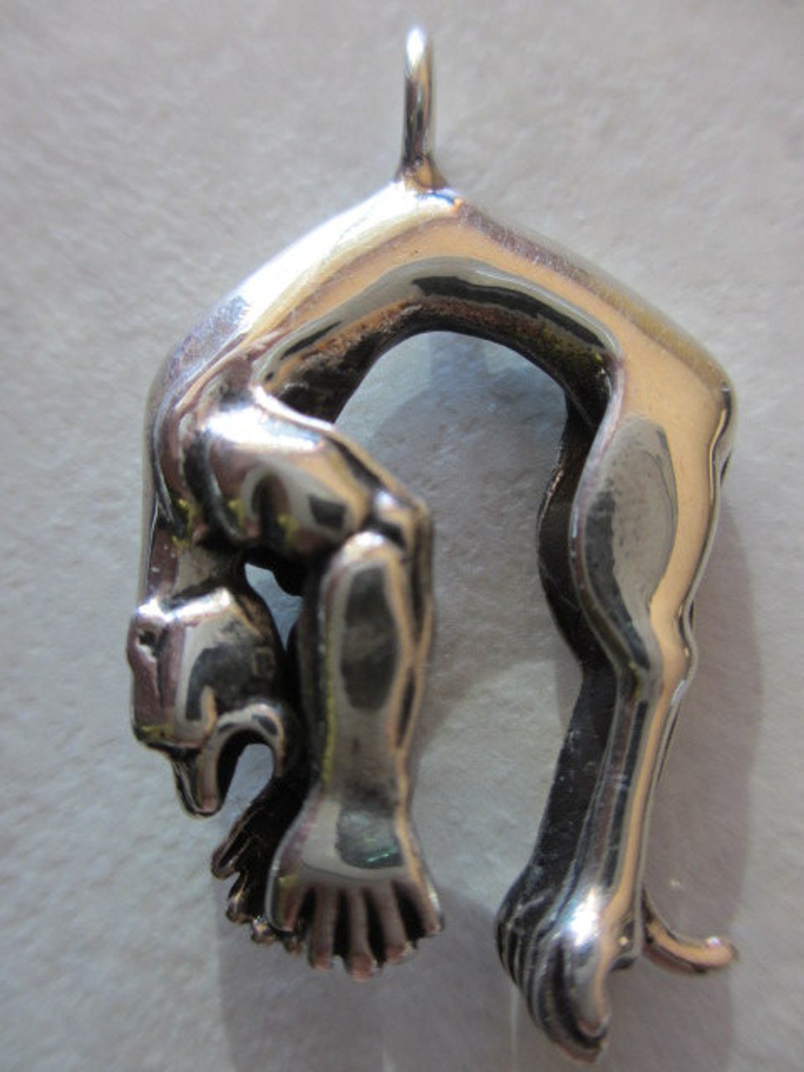 Panther Pendant Sterling Silver / .925, Handcrafted, Lost Wax Etsy