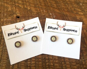 SEC Small Alabama Crimson Tide Small Game Day Stud Earrings