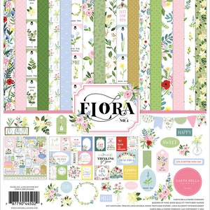 CARTA BELLA FLORA #4 - 12x12 collection kit