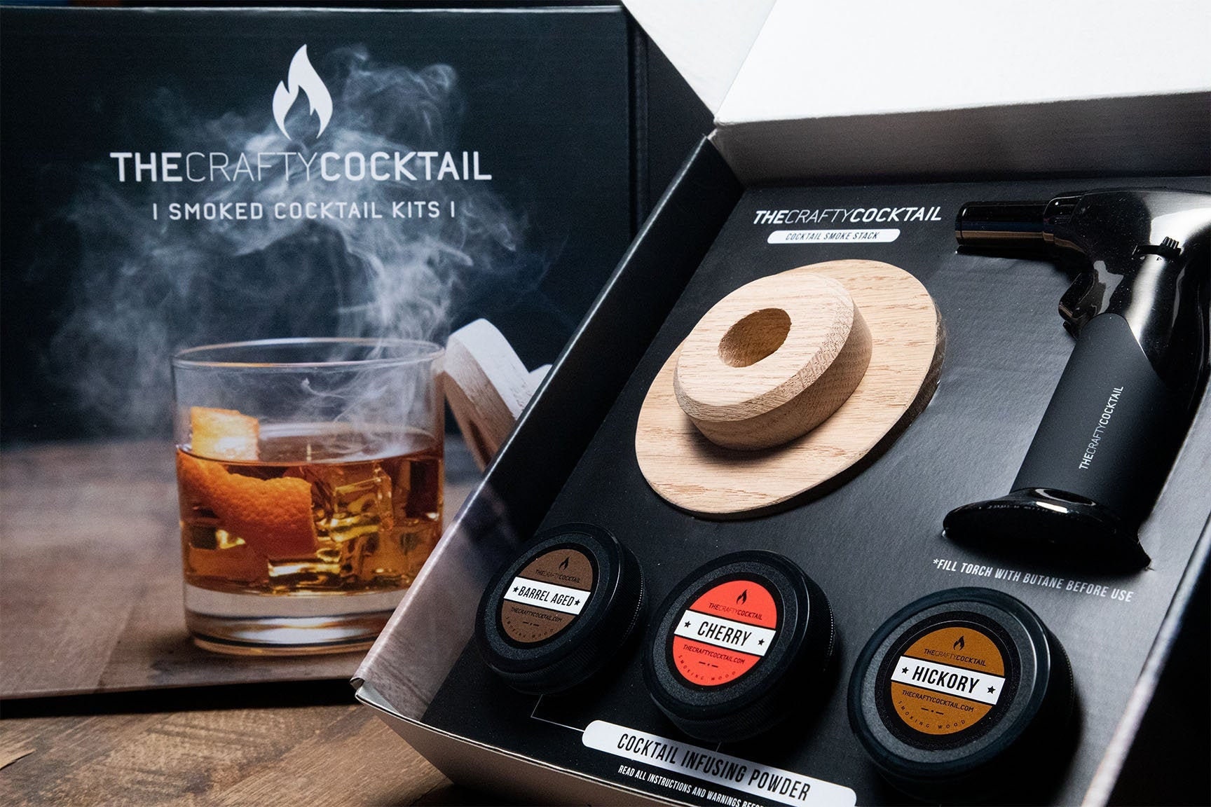 Cocktail Smoker Top Gift Pack Smoke Stack Lifetime Etsy