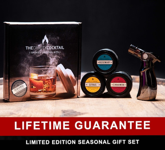 Cocktail Smoker Top Limited Edition Gift Set Smoke Stack Etsy