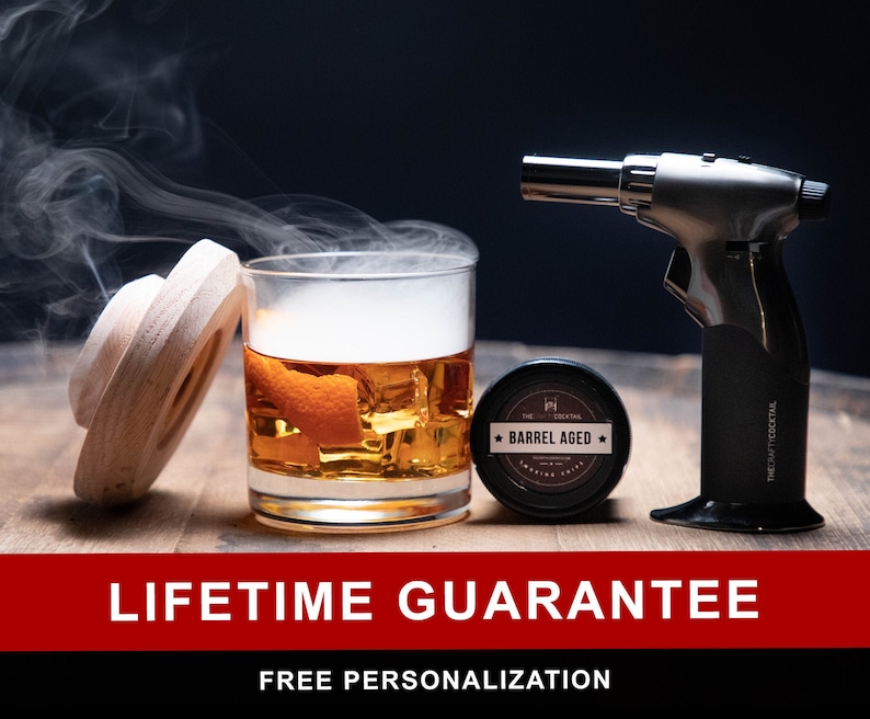 Cocktail Smoker Top Smoke Stack Kit Free Personalization Etsy UK