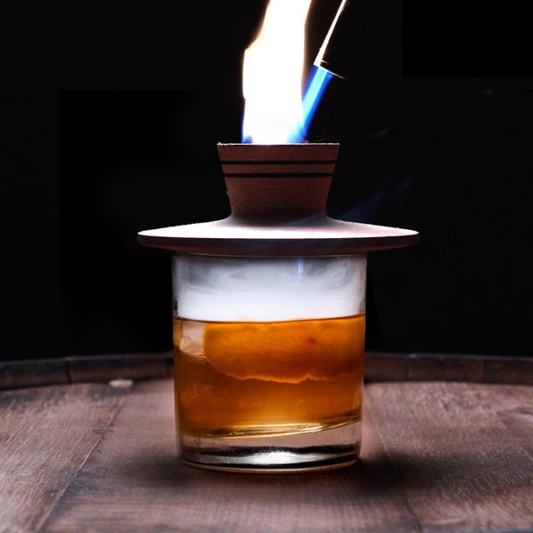 The Cocktail Chimney® | Gift for Dad | Bourbon Kit | Groomsman Gift | Old Fashioned Kit | Smoked Whiskey