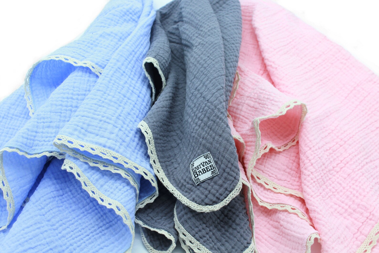 Organic Double Gauze Receiving Blankets Etsy