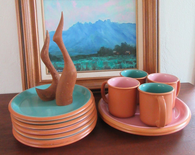 Vintage Crown Corning Set of 12 PERFECT Condition Sonora Pink Etsy