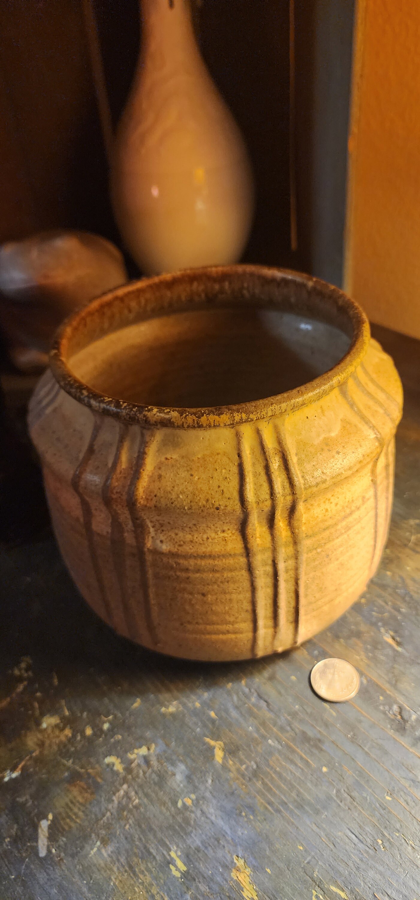 Paul Soldner Signed Studio Pottery vessel bowl by a student of Peter Voulkos American Art Pottery