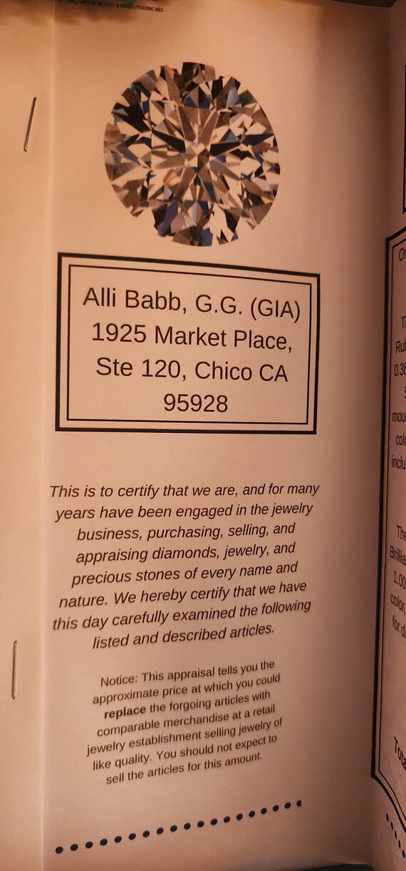 18k White Gold Ruby Diamond Ring - Size 6.5 - image 6