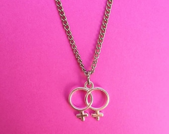 Sapphic Double Venus Necklace