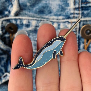 Narwhal Pin (25% to Charity!)