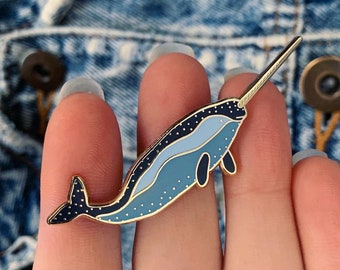 Narwhal Pin (25% to Charity!)