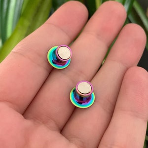 Turn Your Pin Into A Magnet! - MAGNETIC Locking Pinbacks (For Enamel Pins and Lapel Pins with Posts)