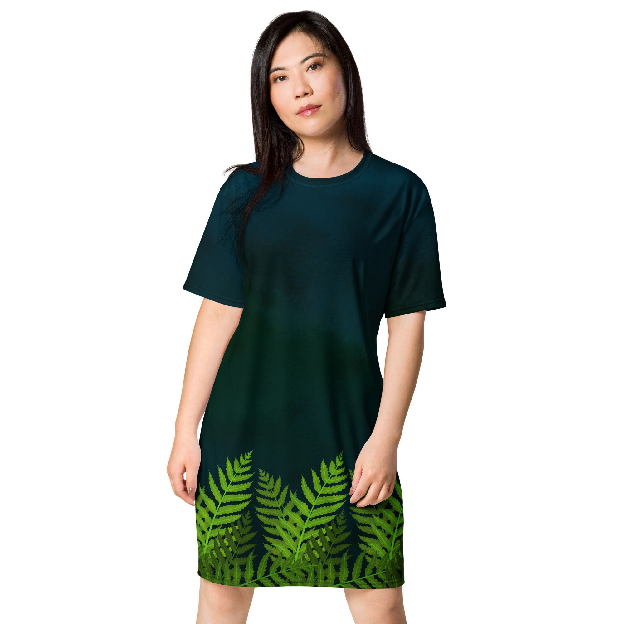 Fern T-shirt Dress XXS-6XL All Over 