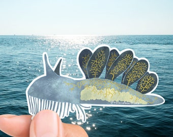 Hooded Nudibranch Sticker (Vinyl) - FREE SHIPPING