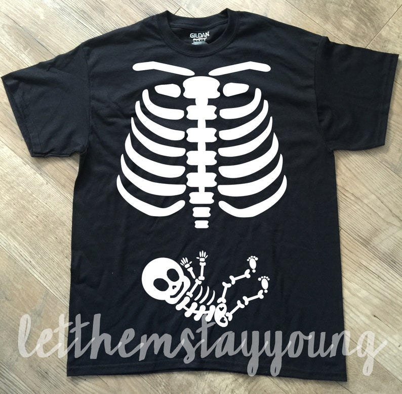 Download Pregnant Skeleton SVG PNG JPEG File Halloween T-shirt | Etsy