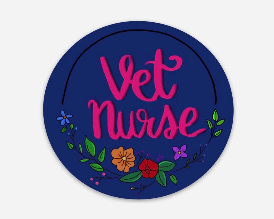 Veterinary Nurse Sticker Etsy