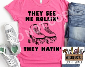 They See Me Rollin' T-Shirt: 2000s Hip Hop Graphic Tee