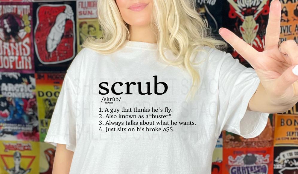Scrub Song Lyrics Tee/90's R&B Shirt/tlc/graphic Tee/gift