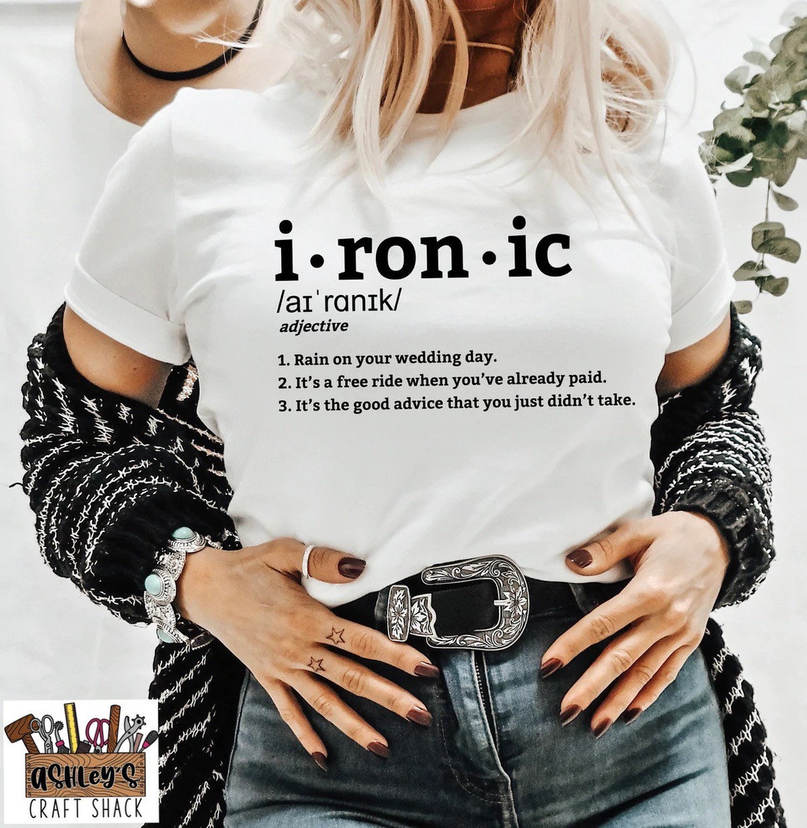 Ironic Song Lyrics Tee 90's Rock Shirt Gift for Friend Etsy