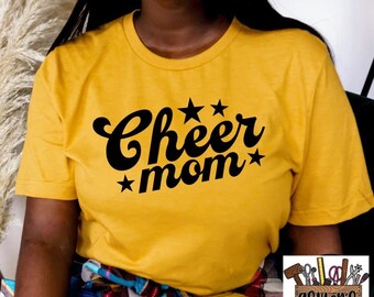Cheer Mom Tee Shirt: School Spirit Wear