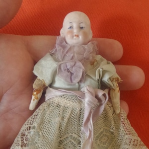 ANTIQUE DOLL also for dollhouse Victorian era