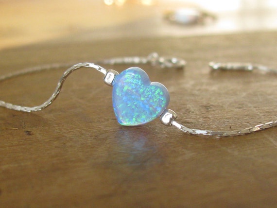 Opal heart deals bracelet