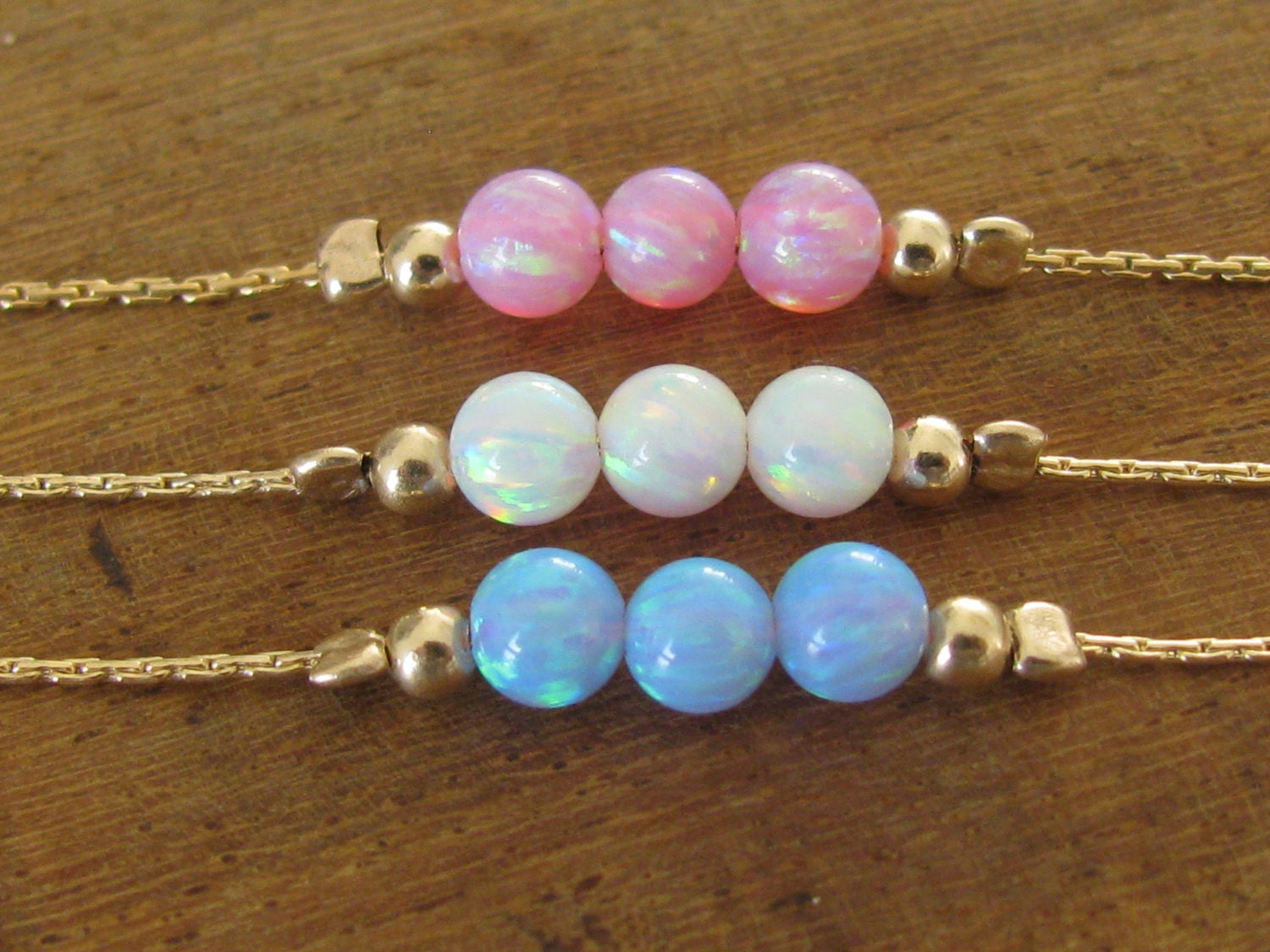 Opal Bracelet Opal Ball Bracelet Opal Gold Bracelet Opal - Etsy UK