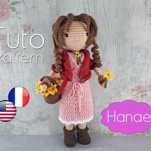 Crochet pattern: Hanae cosplays Aerith