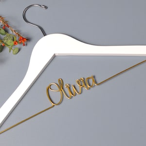 Personalized Bride Hanger, Bride hanger, Bridal Shower Gift, Bridesmaid Gifts, Custom Wedding Hanger, Wedding dress hanger, Rustic Wedding