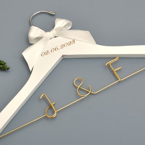 High quality solid wood hangers, anniversary gifts, wedding hangers, bride hangers, name hangers, personalized hangers